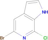 5-BROMO-7-CHLORO-1H-PYRROLO[2,3-C]PYRIDINE