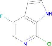 7-CHLORO-4-FLUORO-1H-PYRROLO[2,3-C]PYRIDINE