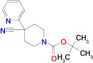 TERT-BUTYL 4-CYANO-4-(PYRIDIN-2-YL)PIPERIDINE-1-CARBOXYLATE