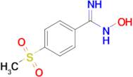 N-HYDROXY-4-(METHYLSULFONYL)BENZENECARBOXIMIDAMIDE