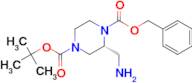 (R)-1-BENZYL 4-TERT-BUTYL 2-(AMINOMETHYL)PIPERAZINE-1,4-DICARBOXYLATE