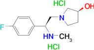 (2S,3'S)-1-[2-(4-FLUORO-PHENYL)-2-METHYLAMINO-ETHYL]-PYRROLIDIN-3-OL 2HCL