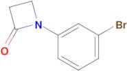 1-(3-BROMOPHENYL)AZETIDIN-2-ONE