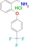 2-[4-(TRIFLUOROMETHYL)PHENOXY]BENZYLAMINE HCL