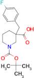 1-[(TERT-BUTYL)OXYCARBONYL]-3-(4-FLUOROBENZYL)PIPERIDINE-3-CARBOXYLIC ACID