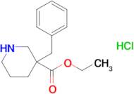 ETHYL 3-BENZYLPIPERIDINE-3-CARBOXYLATE HCL