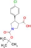 TRANS (+/-) 1-[(TERT-BUTYL)OXYCARBONYL]-4-(4-CHLOROPHENYL)PYRROLIDINE-3-CARBOXYLIC ACID