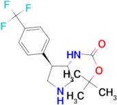 TRANS (+/-) TERT-BUTYL 4-(4-(TRIFLUOROMETHYL)PHENYL)PYRROLIDIN-3-YLCARBAMATE