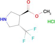 TRANS (+/-) 4-(TRIFLUOROMETHYL)PYRROLIDINE-3-CARBOXYLIC ACID METHYL ESTER HCL