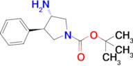 TRANS (+/-) 3-AMINO-4-PHENYLPYRROLIDINE-1-CARBOXYLIC ACID TERT-BUTYL ESTER