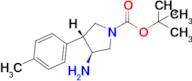 TRANS (+/-) 3-AMINO-4-(4-METHYLPHENYL)PYRROLIDINE-1-CARBOXYLIC ACID TERT-BUTYL ESTER