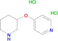 4-(PIPERIDIN-3-YLOXY)PYRIDINE 2HCL