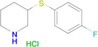 3-(4-FLUOROPHENYLSULFANYL)PIPERIDINE HCL