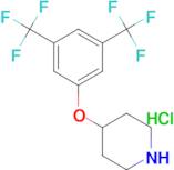 4-[3,5-BIS(TRIFLUOROMETHYL)PHENOXY]PIPERIDINE HCL