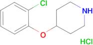 4-(2-CHLOROPHENOXY)PIPERIDINE HCL