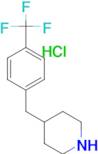 4-[4-(TRIFLUOROMETHYL)BENZYL]PIPERIDINE HCL