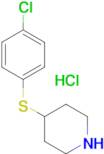 4-(4-CHLOROPHENYLSULFANYL)PIPERIDINE HCL