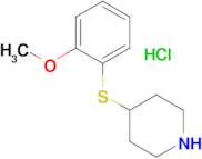 4-(2-METHOXYPHENYLSULFANYL)PIPERIDINE HCL