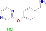 4-(PYRAZIN-2-YLOXY)-BENZYLAMINE HCL