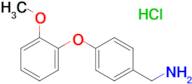 4-(2-METHOXYPHENOXY)BENZYLAMINE HCL