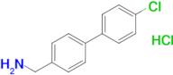 4-(4-CHLOROPHENYL)BENZYLAMINE HCL