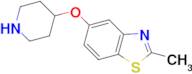 2-METHYL-5-(PIPERIDIN-4-YLOXY)BENZO[D]THIAZOLE