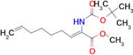 (Z)-Methyl 2-(BOC-amino)nona-2,8-dienoate