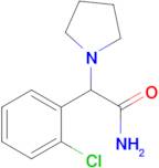 2-(2-CHLOROPHENYL)-2-(PYRROLIDIN-1-YL)ACETAMIDE