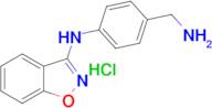 N-(4-(AMINOMETHYL)PHENYL)BENZO[D]ISOXAZOL-3-AMINE HCL