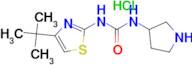 1-(4-TERT-BUTYLTHIAZOL-2-YL)-3-(PYRROLIDIN-3-YL)UREA HCL