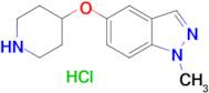 1-METHYL-5-(PIPERIDIN-4-YLOXY)-1H-INDAZOLE HCL