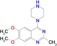 6,7-DIMETHOXY-2-METHYL-4-(PIPERAZIN-1-YL)QUINAZOLINE