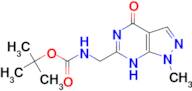 TERT-BUTYL (1-METHYL-4-OXO-4,5-DIHYDRO-1H-PYRAZOLO [3,4-D]PYRIMIDIN-6-YL)METHYLCARBAMATE