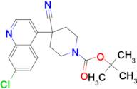 TERT-BUTYL 4-(7-CHLOROQUINOLIN-4-YL)-4-CYANOPIPERIDINE-1-CARBOXYLATE