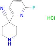 4-(6-FLUOROPYRIDIN-2-YL)PIPERIDINE-4-CARBONITRILE HCL