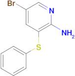 5-BROMO-3-(PHENYLTHIO)PYRIDIN-2-AMINE