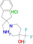 1-(2-(AMINOMETHYL)-2,3-DIHYDRO-1H-INDEN-2-YL)-4-(TRIFLUOROMETHYL)PIPERIDIN-4-OL HCL