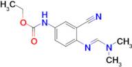 (E)-ETHYL 3-CYANO-4-((DIMETHYLAMINO) METHYLENEAMINO)PHENYLCARBAMATE