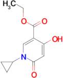 ETHYL 1-CYCLOPROPYL-4-HYDROXY-6-OXO-1,6-DIHYDROPYRIDINE- 3-CARBOXYLATE