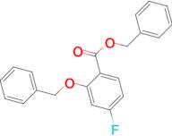 BENZYL 2-(BENZYLOXY)-4-FLUOROBENZOATE