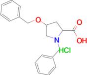 1-BENZYL-4-(BENZYLOXY)PYRROLIDINE-2-CARBOXYLIC ACID HCL