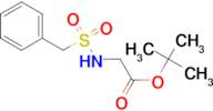 TERT-BUTYL 2-(PHENYLMETHYLSULFONAMIDO)ACETATE