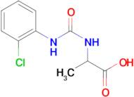 2-(3-(2-CHLOROPHENYL)UREIDO)PROPANOIC ACID