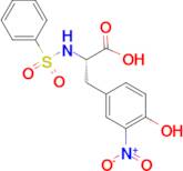 (S)-3-(4-HYDROXY-3-NITROPHENYL)-2-(PHENYLSULFONAMIDO)PROPANOIC ACID