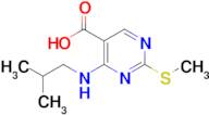 4-(ISOBUTYLAMINO)-2-(METHYLTHIO)PYRIMIDINE-5-CARBOXYLIC ACID