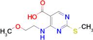 4-(2-METHOXYETHYLAMINO)-2-(METHYLTHIO)PYRIMIDINE-5-CARBOXYLIC ACID