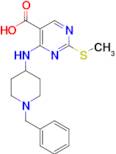 4-(1-BENZYLPIPERIDIN-4-YLAMINO)-2-(METHYLTHIO)PYRIMIDINE-5-CARBOXYLIC ACID