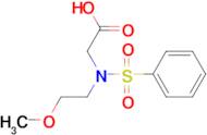 2-(N-(2-METHOXYETHYL)PHENYLSULFONAMIDO)ACETIC ACID