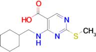 4-(CYCLOHEXYLMETHYLAMINO)-2-(METHYLTHIO)PYRIMIDINE-5-CARBOXYLIC ACID