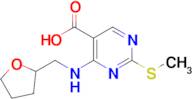 2-(METHYLTHIO)-4-((TETRAHYDROFURAN-2-YL)METHYLAMINO)PYRIMIDINE-5-CARBOXYLIC ACID